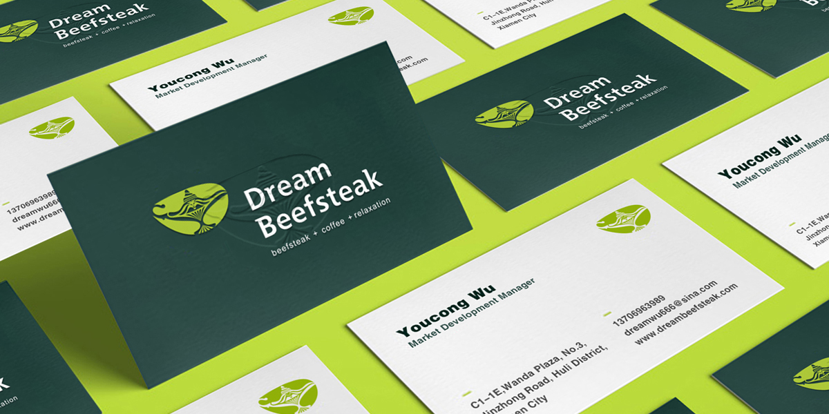 連鎖餐廳:勁牛排品牌策劃、logo標志、VI設計