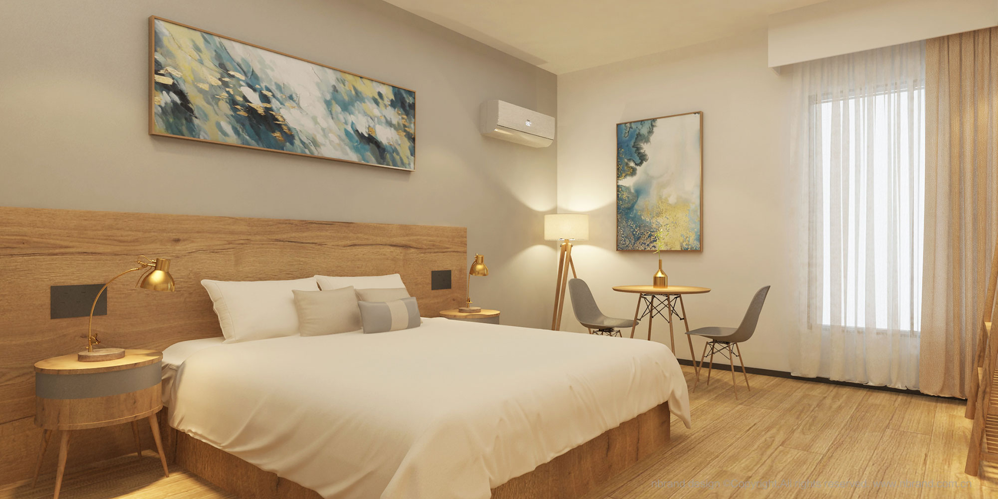 民宿品牌: 赫柏酒店酒店品牌設計、空間設計、軟裝設計