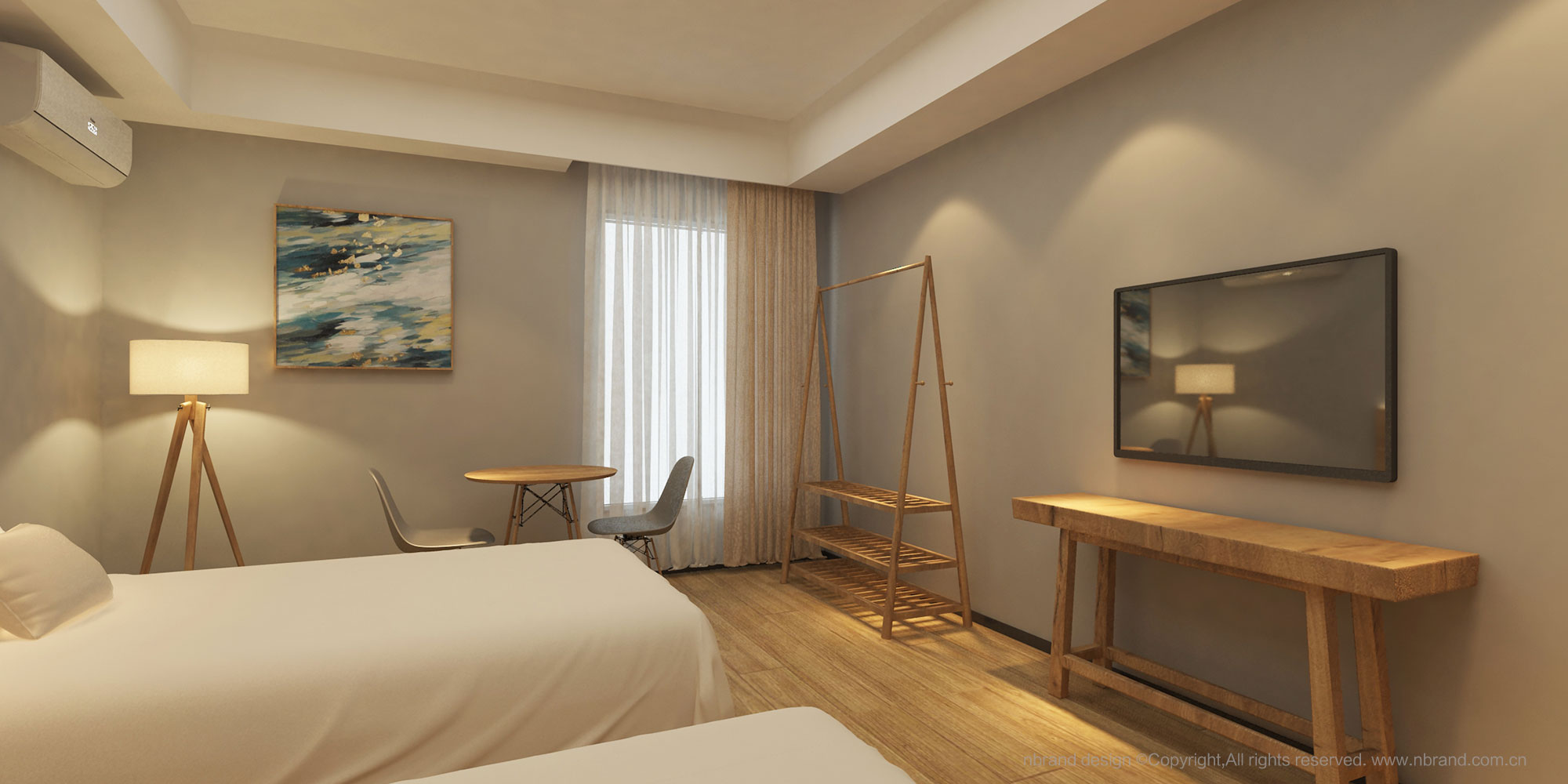 民宿品牌: 赫柏酒店酒店品牌設計、空間設計、軟裝設計