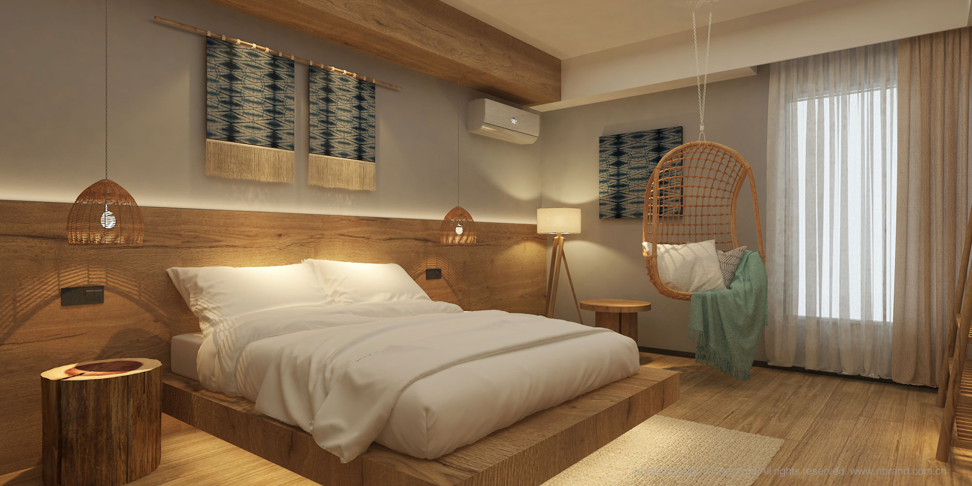 民宿品牌: 赫柏酒店酒店品牌設計、空間設計、軟裝設計